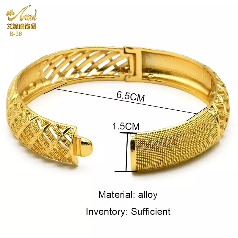 1 PC Gold Bracelet Bangle for Women - Shop Now