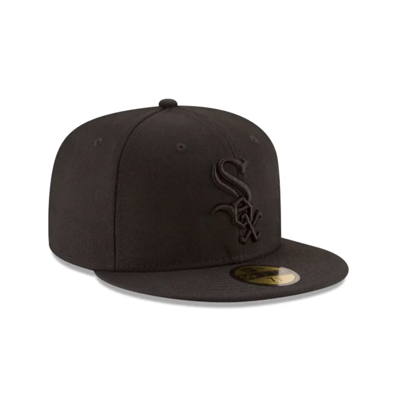 New Era Chicago White Sox Black 59FIFTY Fitted Hats