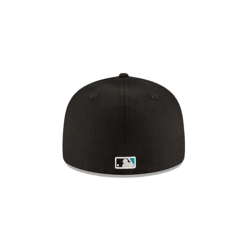 New Era Florida Marlins World Series Black Wool Fitted Hats 59FIFTY