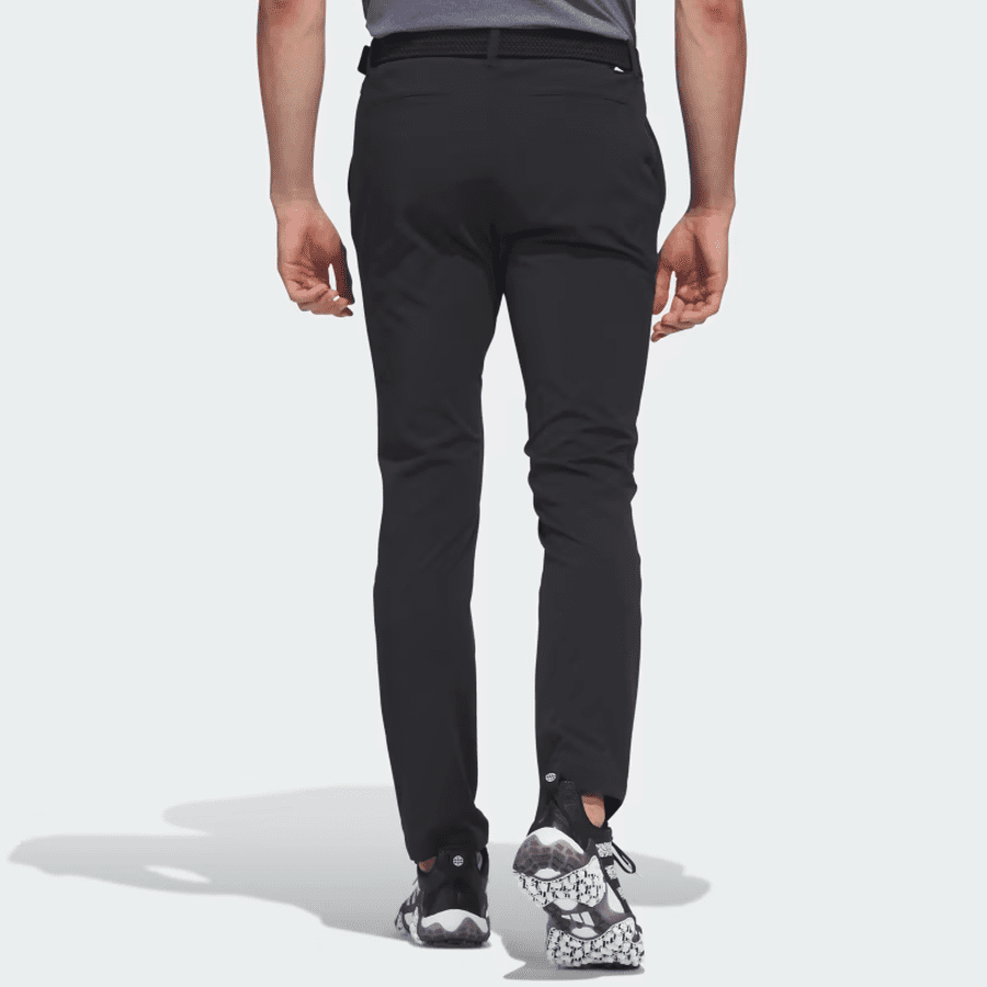 Adidas black nylon tapered pants 2023 ultimate365 tour.