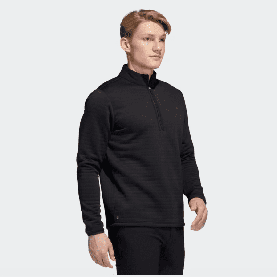 Adidas Black Water Repellent 1/4 Zip Pullover (DWR)