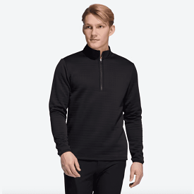 Adidas Black Water Repellent 1/4 Zip Pullover (DWR)