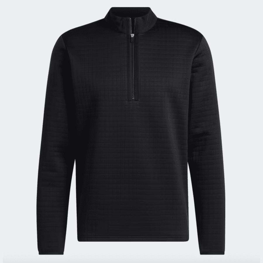 Adidas Black Water Repellent 1/4 Zip Pullover (DWR)