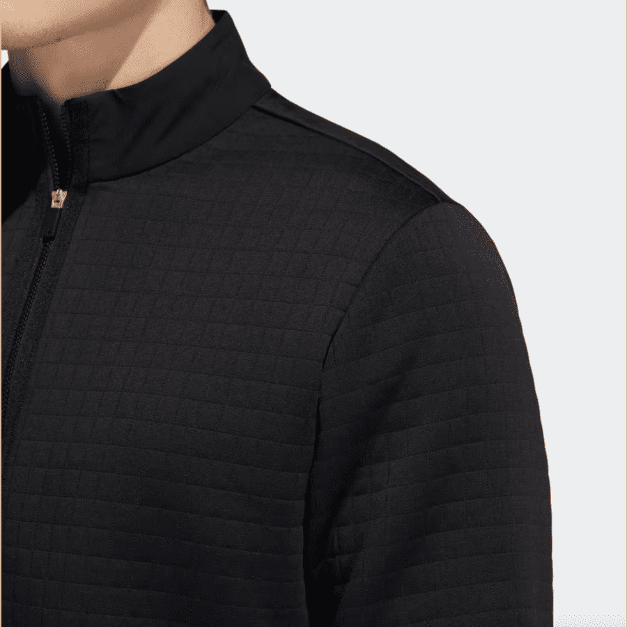 Adidas Black Water Repellent 1/4 Zip Pullover (DWR)