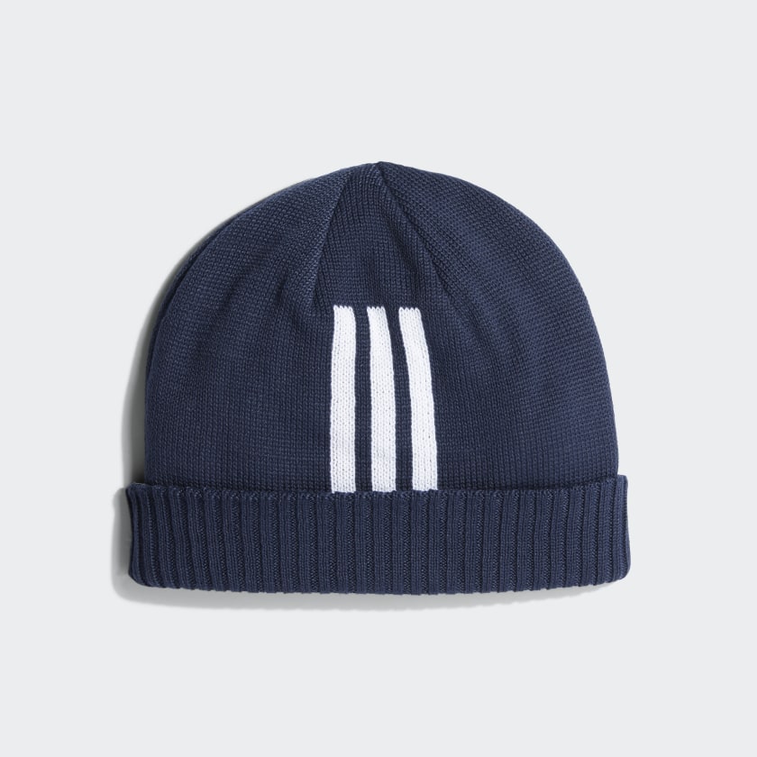 Adidas Golf Beanie: 3-Stripes Design