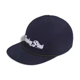 adidas leather corduroy cap - navy