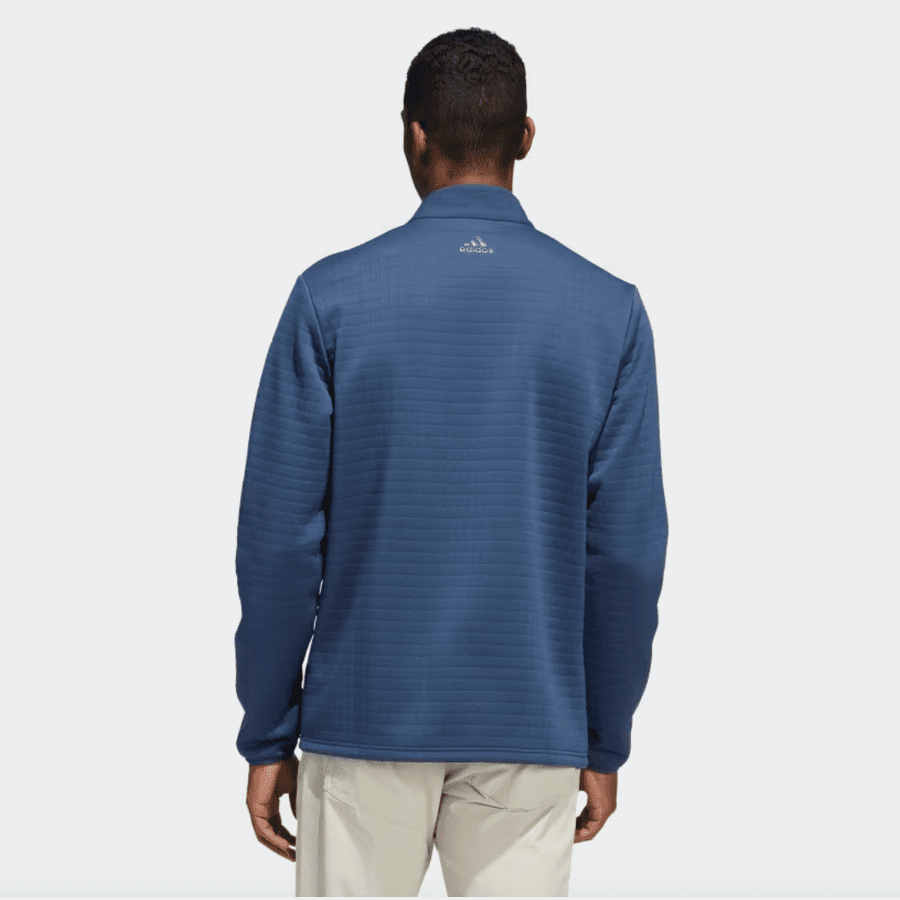 Adidas Navy 1/4 Zip Pullover with Water Repellent Technology