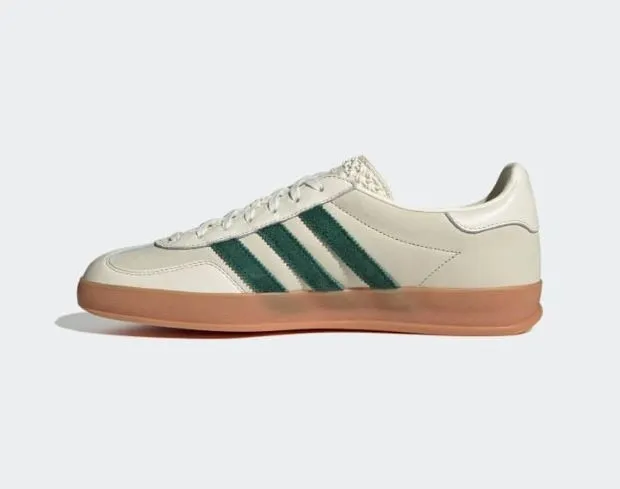 Adidas Originals Gazelle Indoor Off White Dark Green Footwear White ID2567