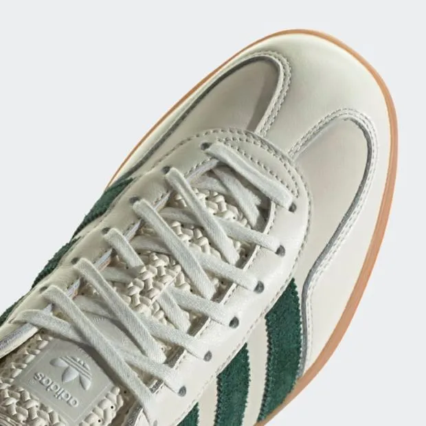 Adidas Originals Gazelle Indoor Off White Dark Green Footwear White ID2567