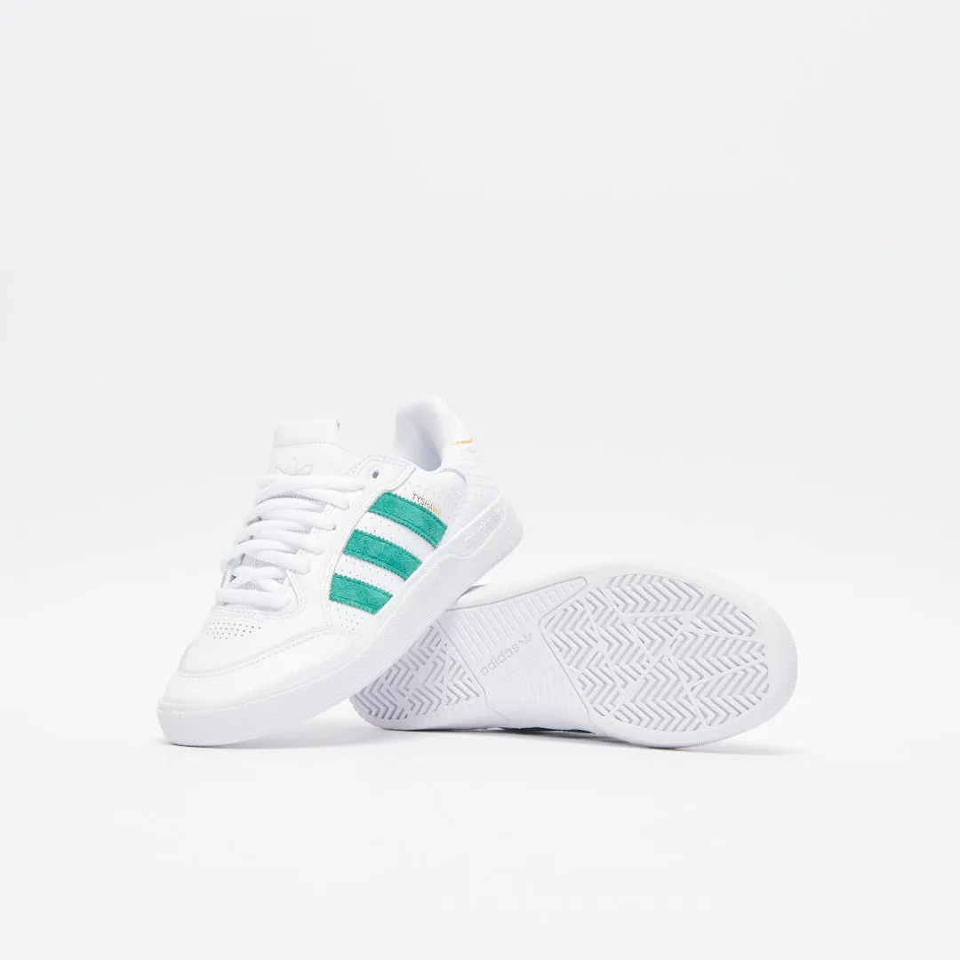 ADIDAS Skate Tyshawn Low White Green Gold Medal Footwear