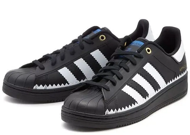 adidas Superstar OT Tech Core Black White Blue Bird Footwear