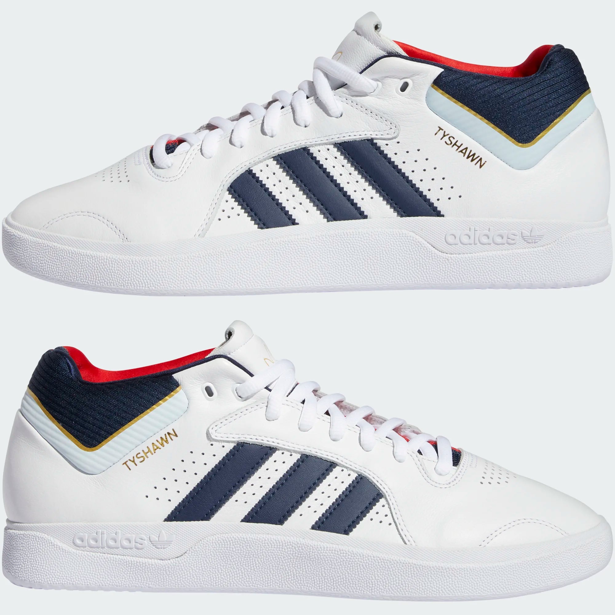 Adidas Tyshawn White Navy Red