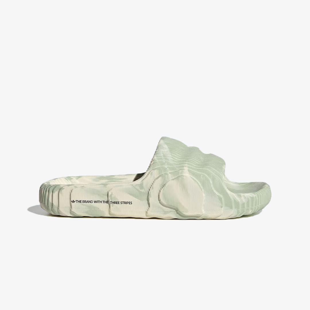 Adilette 22 Slides Cream White Linen Green for sale