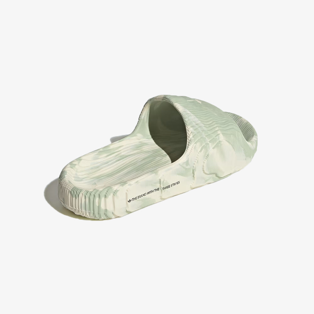 Adilette 22 Slides Cream White Linen Green for sale