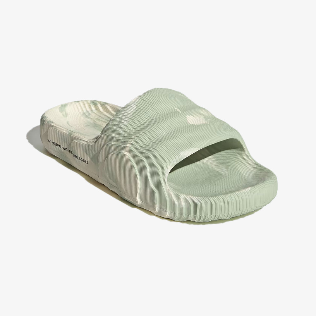 Adilette 22 Slides Cream White Linen Green for sale