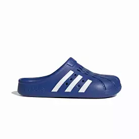 Adilette Clogs in Royal Blue/White/Royal Blue