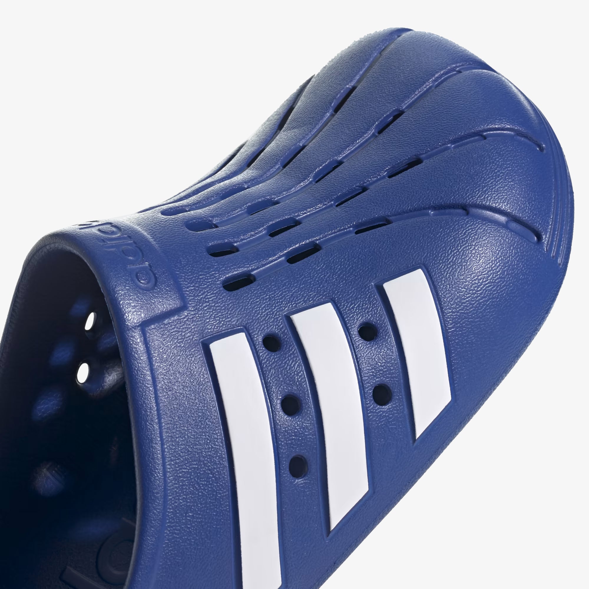 Adilette Clogs in Royal Blue/White/Royal Blue