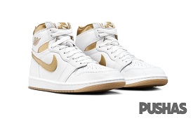 Air Jordan 1 High OG Women's Metallic Gold 2024 Shoes