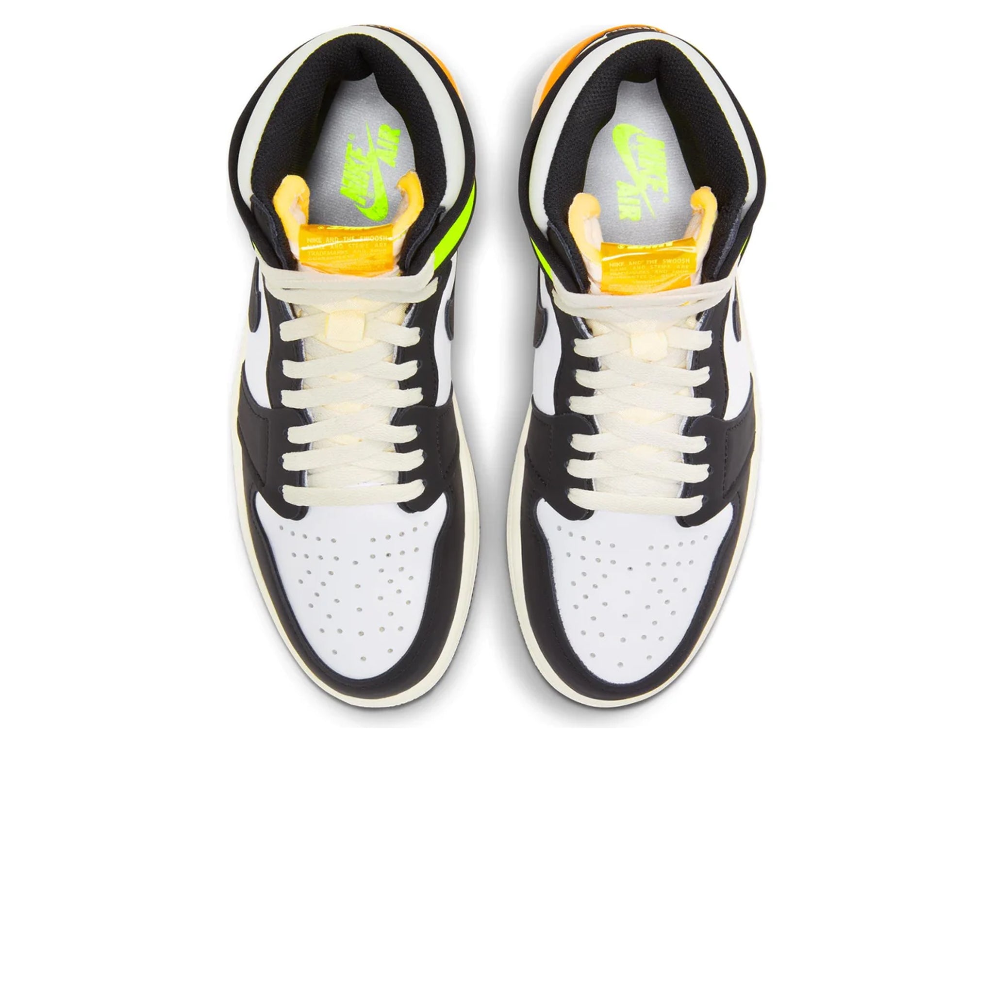 Air Jordan 1 High White Black Volt University Gold - Buy now!