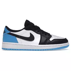 Air Jordan 1 Low Black Dark Powder Blue Women's