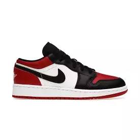 Air Jordan 1 Low Bred Toe GS Shoes