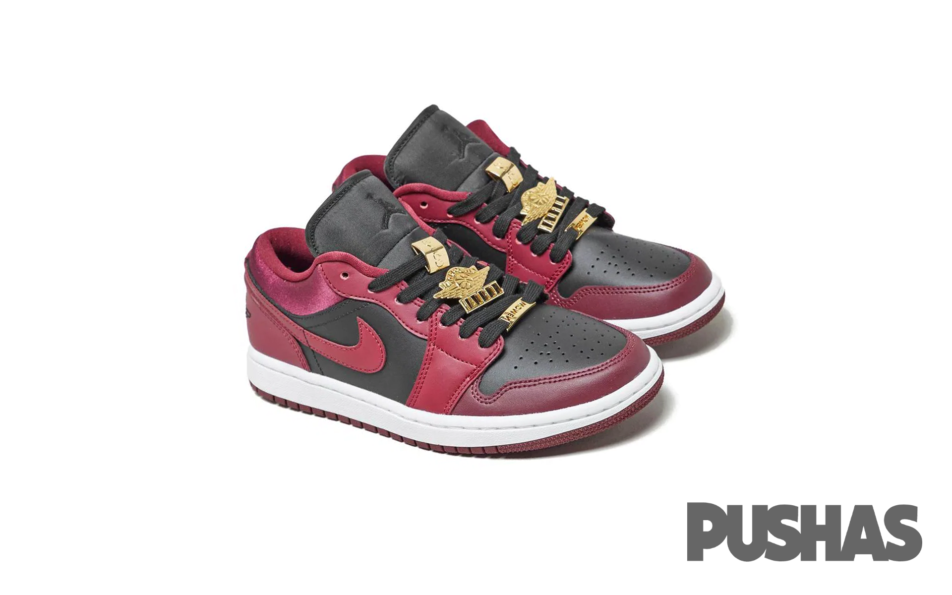 Air Jordan 1 Low Dark Beetroot Black Womens 2020