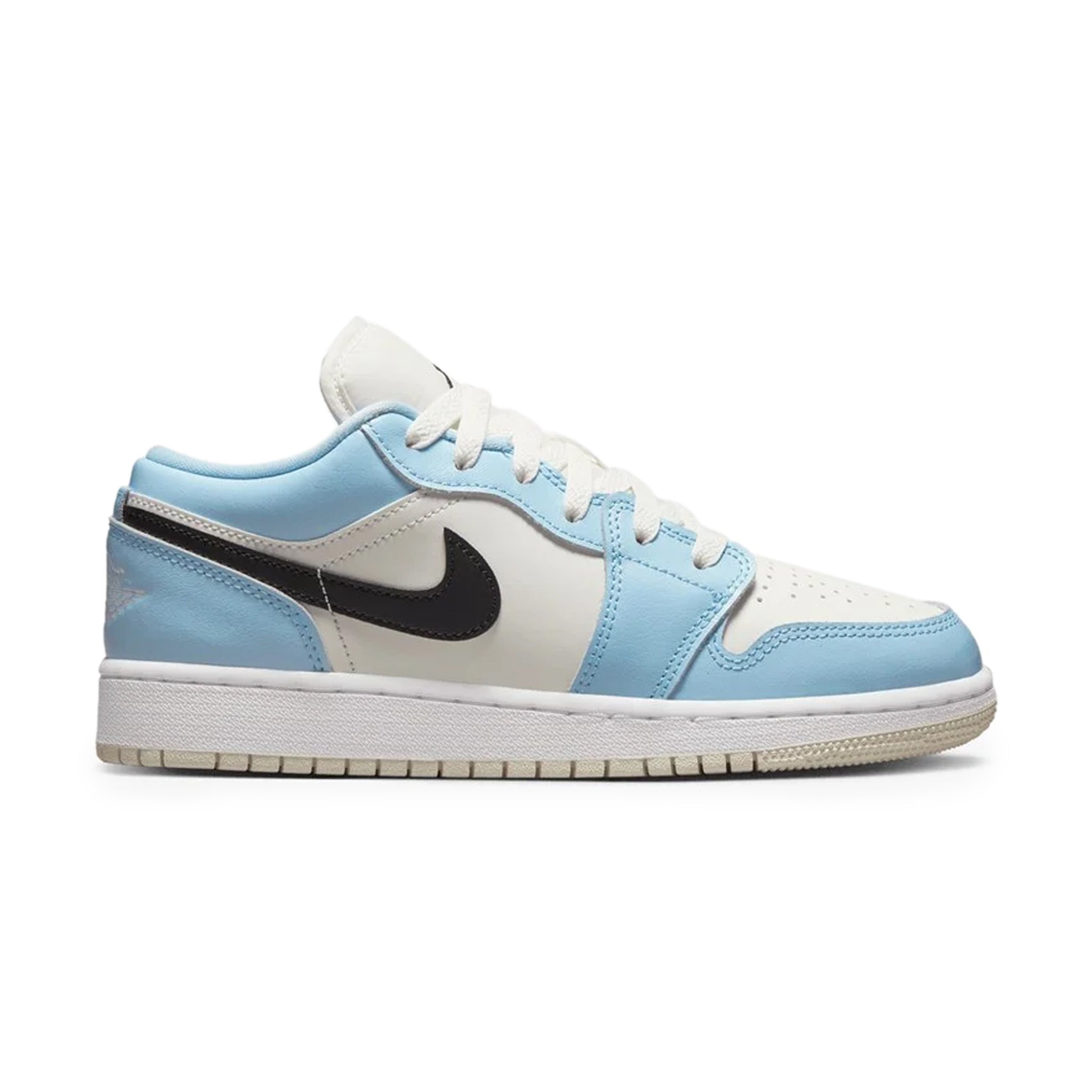 Air Jordan 1 Low Ice Blue Black (Grade School)