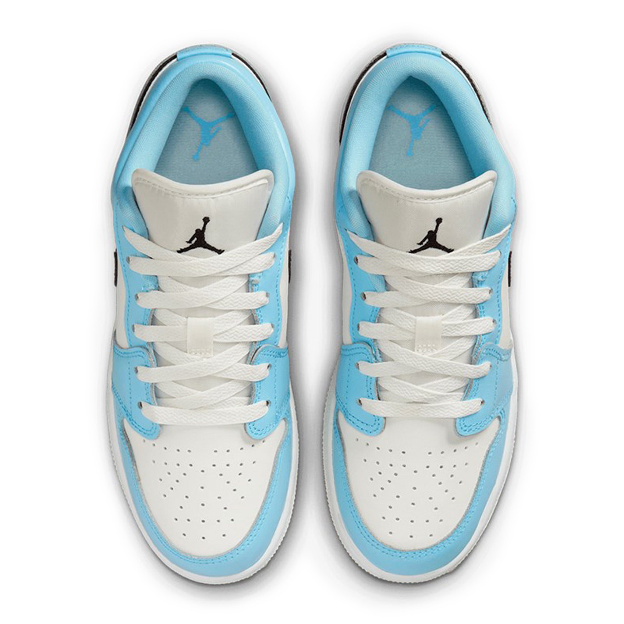 Air Jordan 1 Low Ice Blue Black (Grade School)