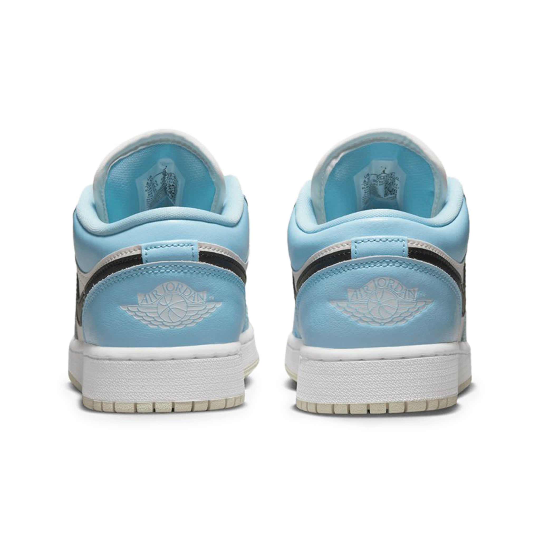 Air Jordan 1 Low Ice Blue Black (Grade School)