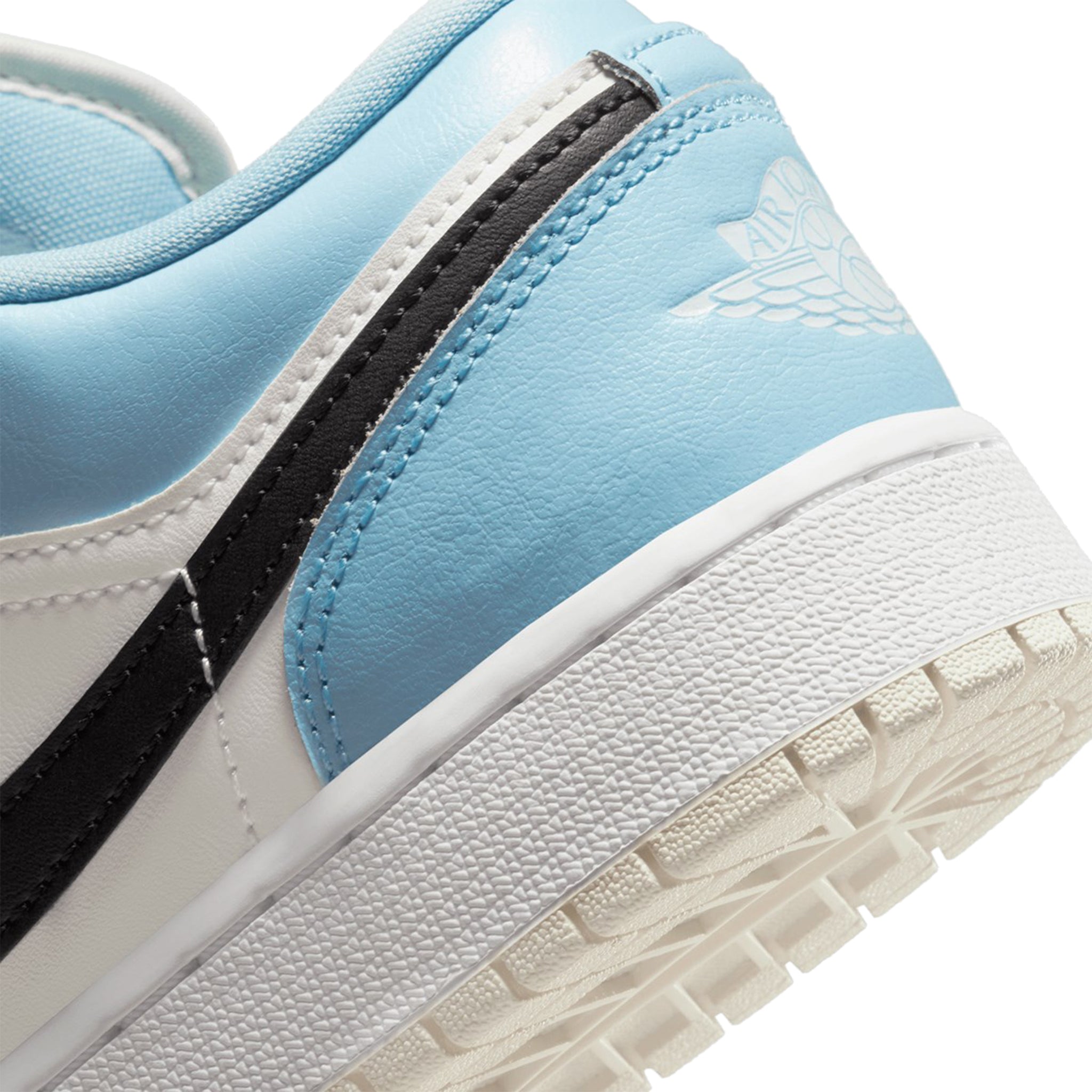 Air Jordan 1 Low Ice Blue Black (Grade School)