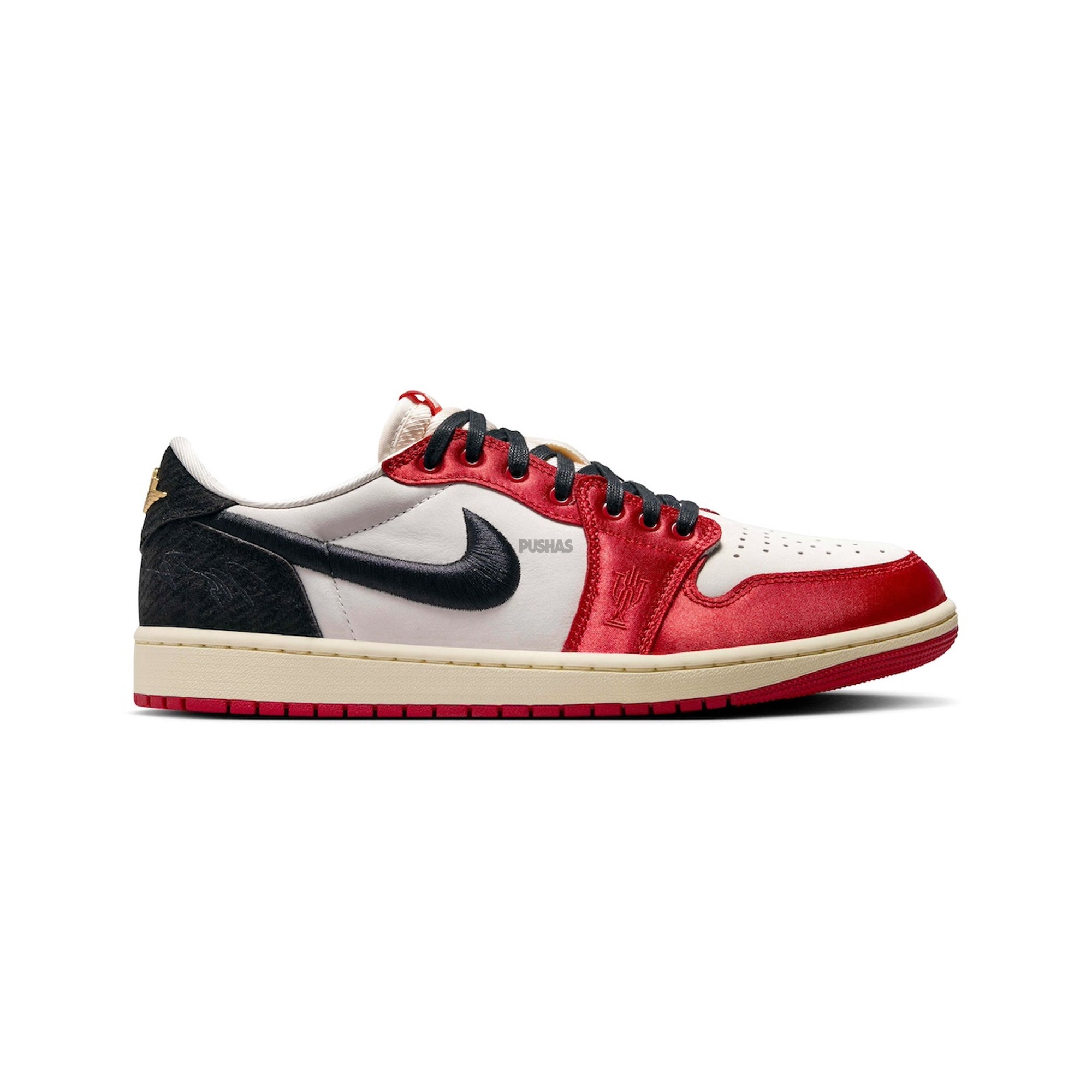 Air Jordan 1 Low OG Trophy Room Sail Black Varsity Red | 2024