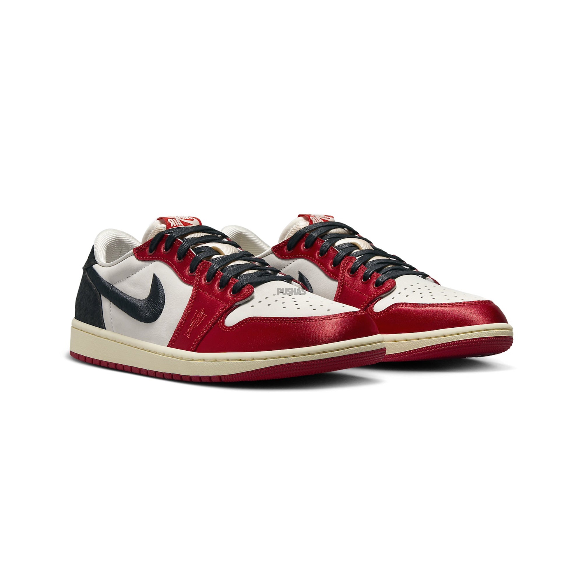 Air Jordan 1 Low OG Trophy Room Sail Black Varsity Red | 2024