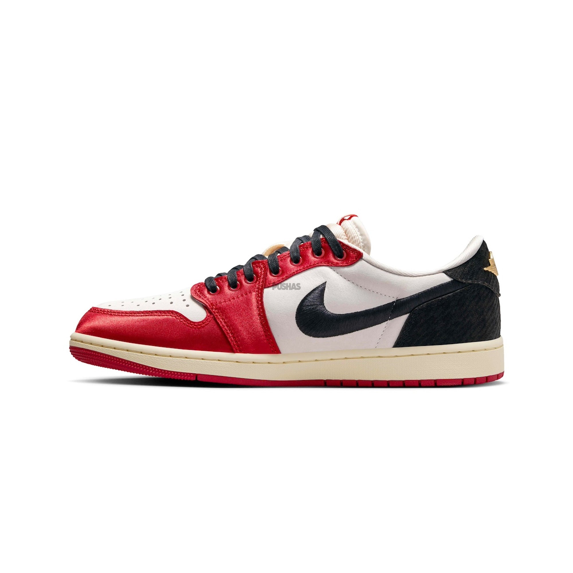 Air Jordan 1 Low OG Trophy Room Sail Black Varsity Red | 2024