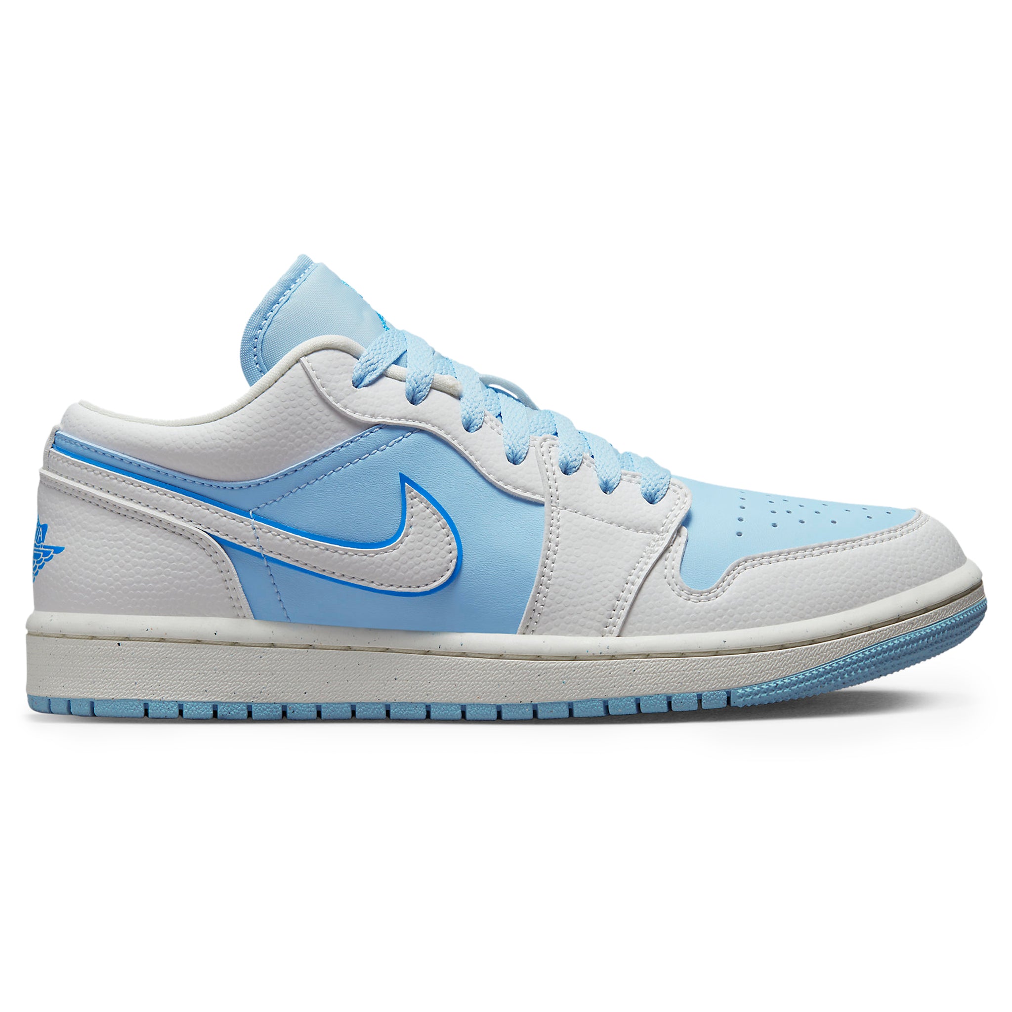 Air Jordan 1 Low SE Ice Blue (W), Reverse Design, Women's.