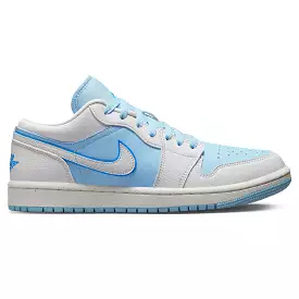 Air Jordan 1 Low SE Ice Blue (W), Reverse Design, Women's.