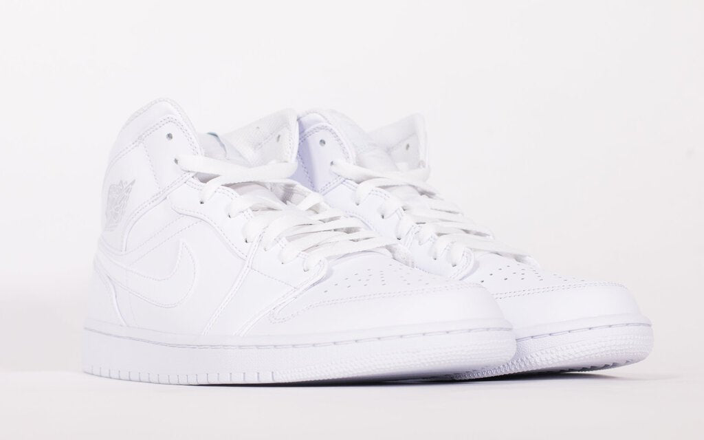 Air Jordan 1 Mid All White 2020