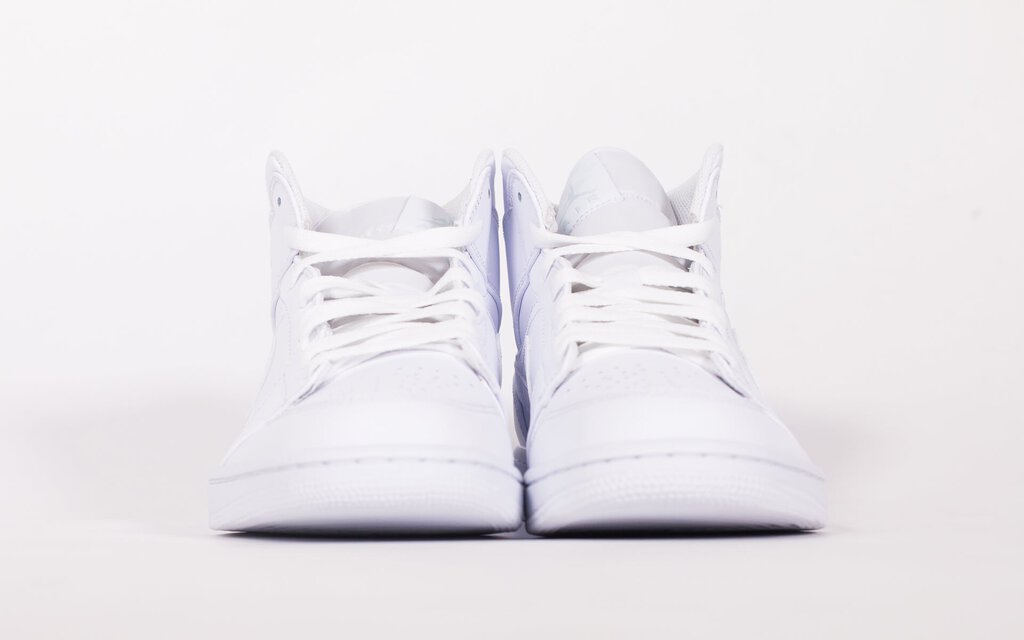 Air Jordan 1 Mid All White 2020