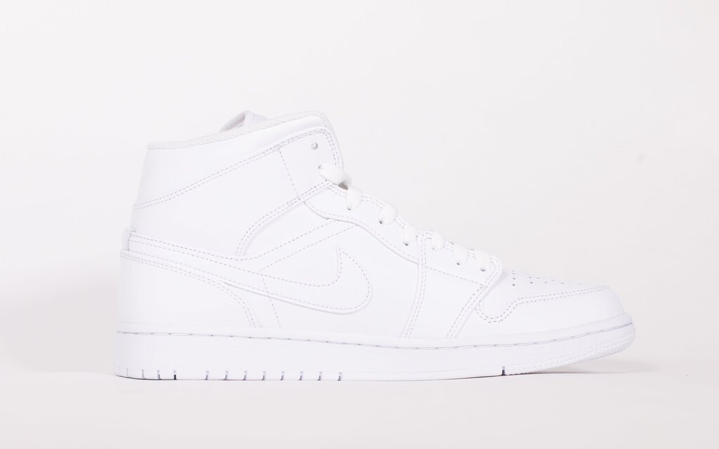 Air Jordan 1 Mid All White 2020