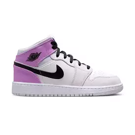 Air Jordan 1 Mid Barely Grape sneakers for kids