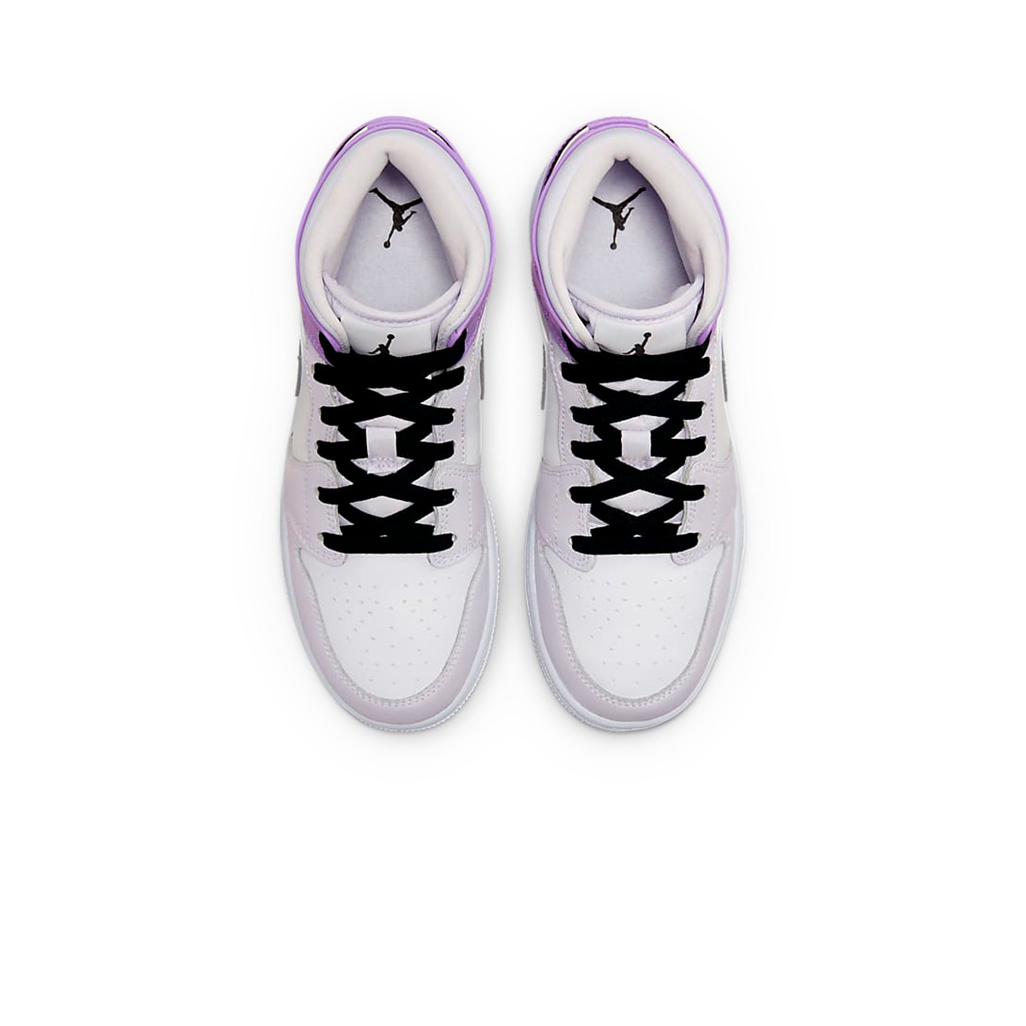 Air Jordan 1 Mid Barely Grape sneakers for kids