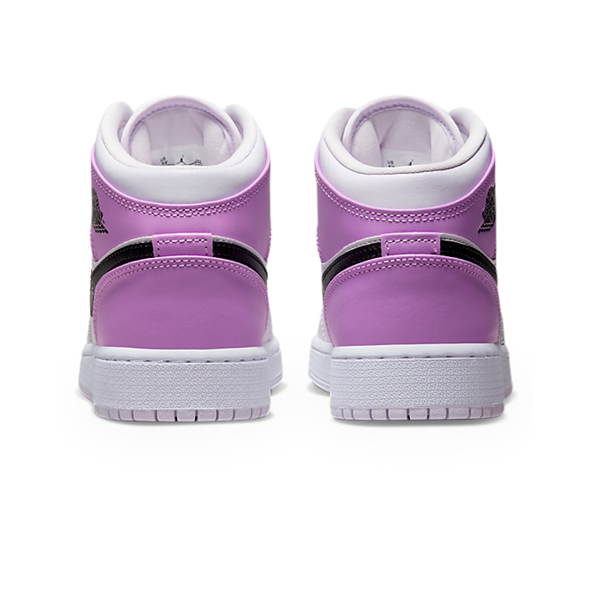 Air Jordan 1 Mid Barely Grape sneakers for kids