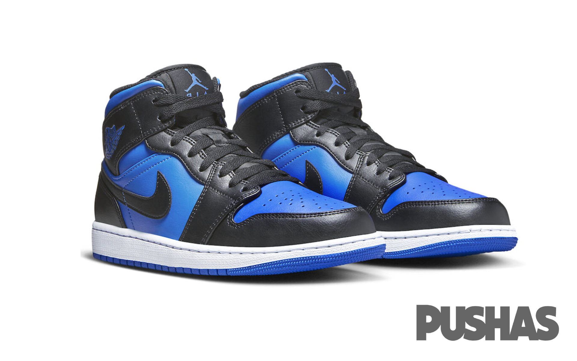 Air Jordan 1 Mid Black Royal Blue 2023 - Buy Now