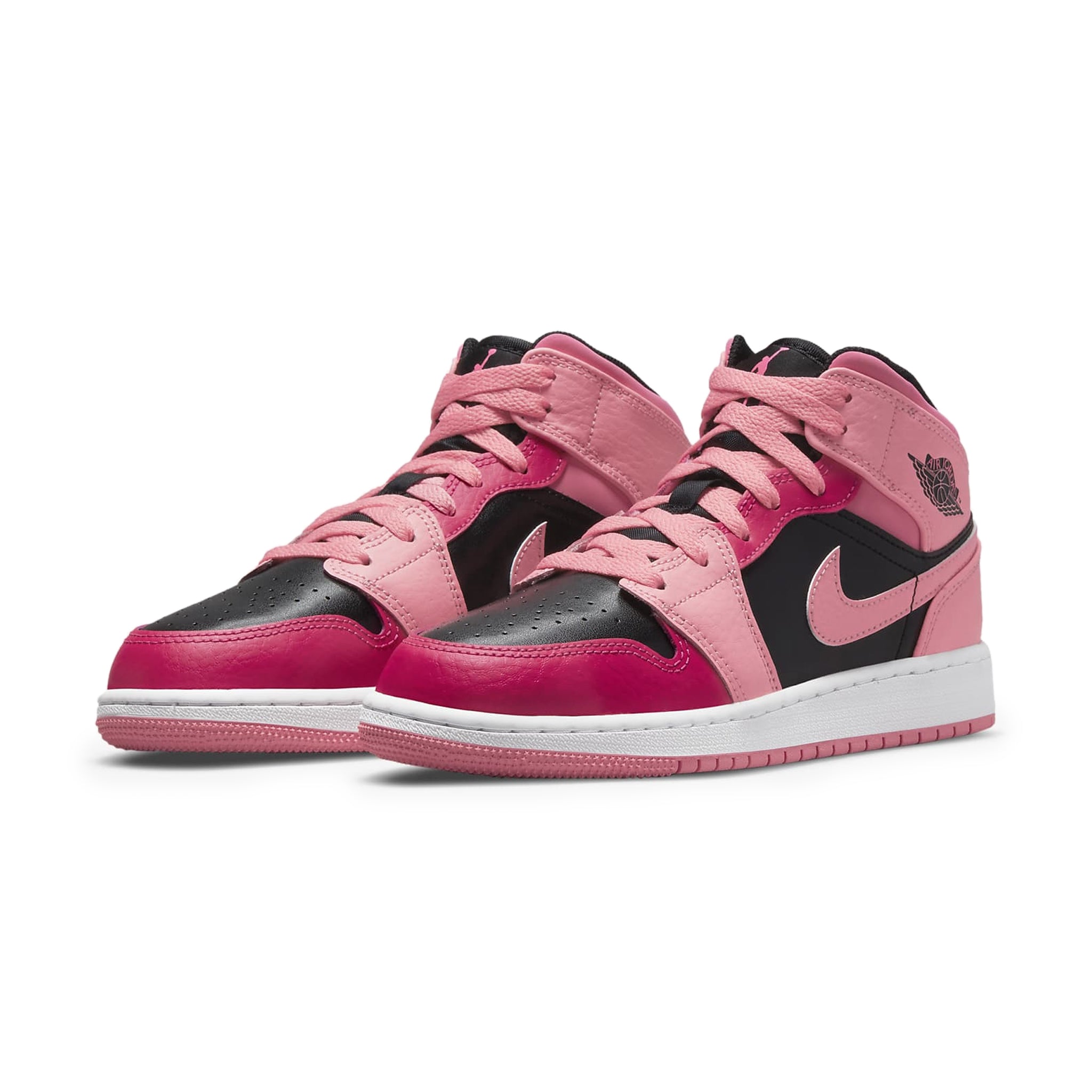 Air Jordan 1 Mid Coral Chalk GS