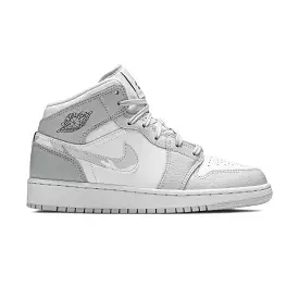 Air Jordan 1 Mid Gray Camo (GS) for sale.