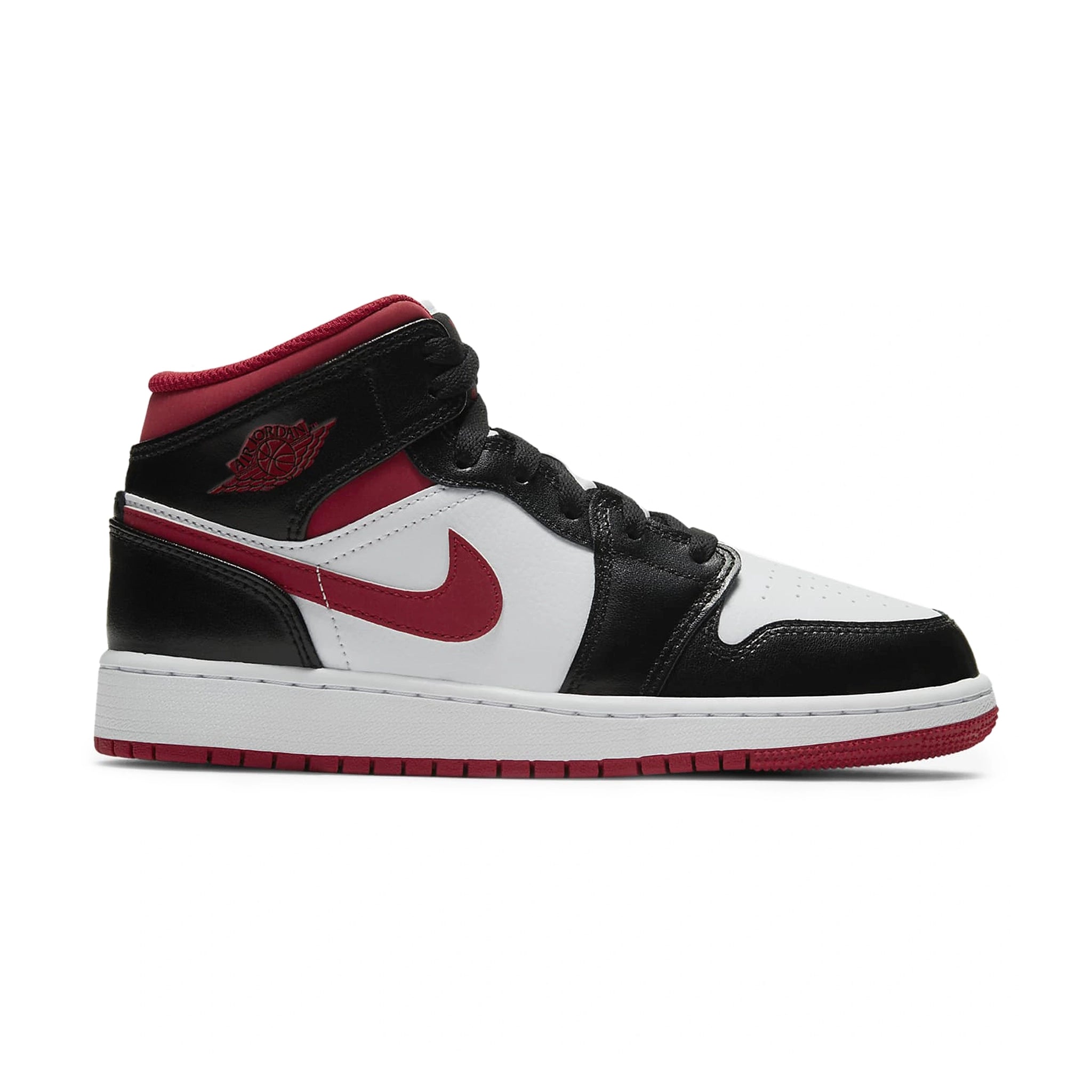 Air Jordan 1 Mid Gym Red Black White (GS) - Buy Now