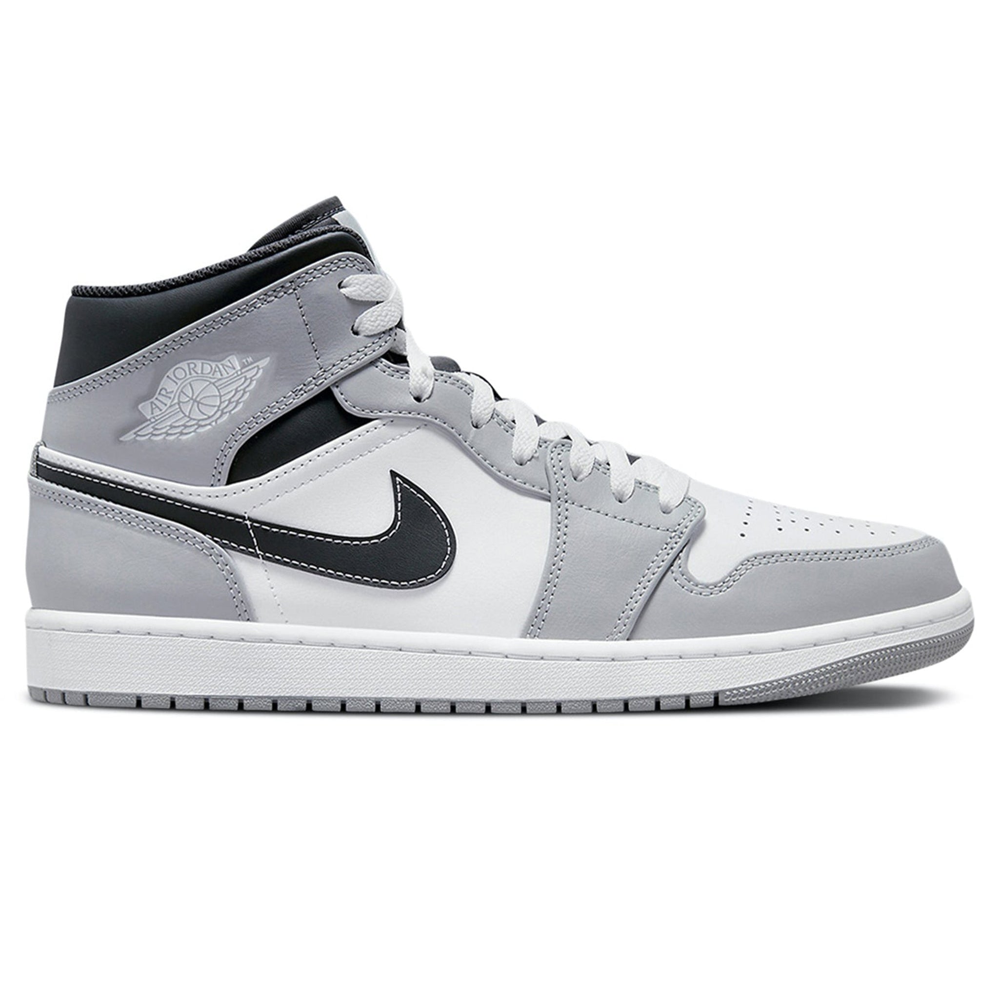 Air Jordan 1 Mid Light Smoke Grey Anthracite - Buy Now!