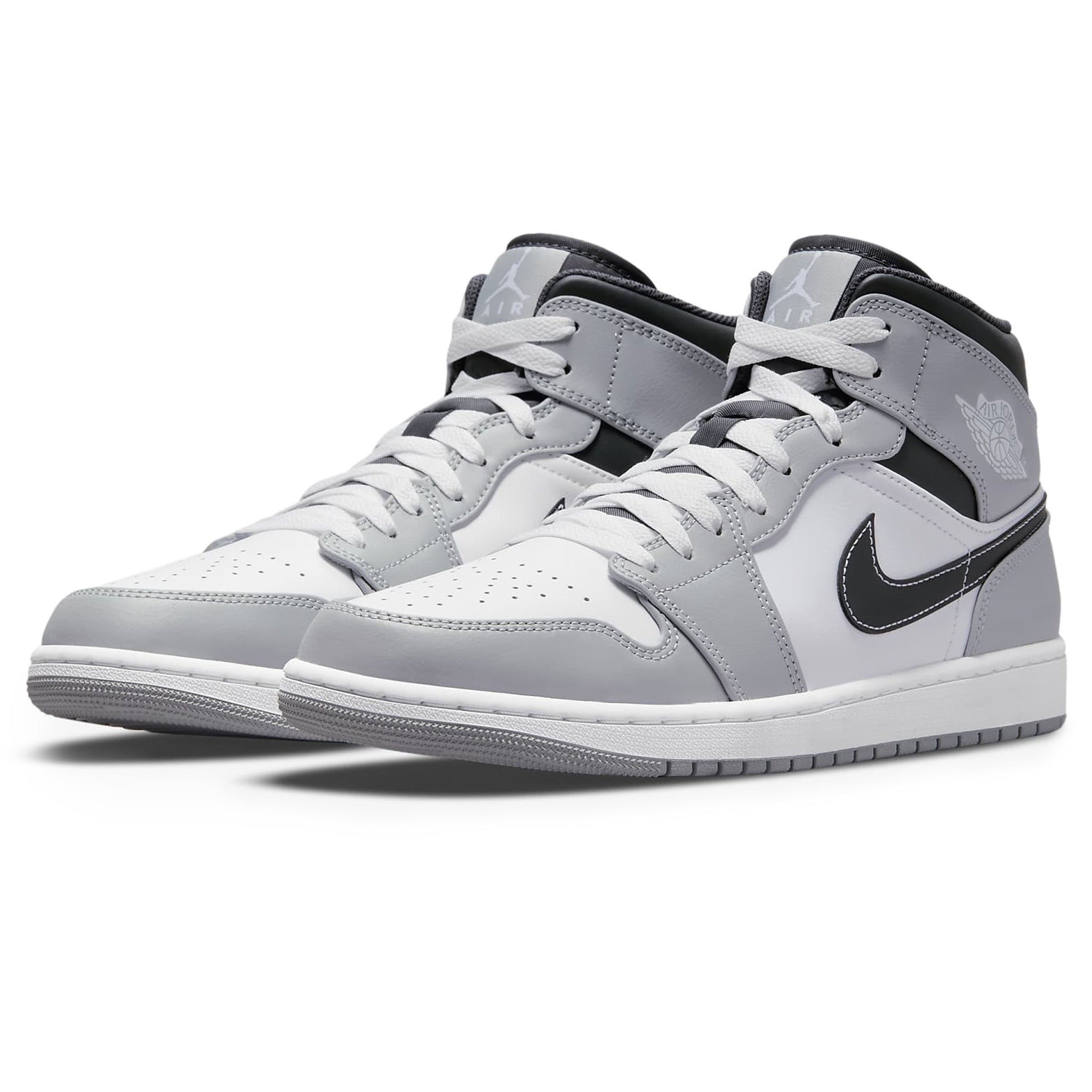 Air Jordan 1 Mid Light Smoke Grey Anthracite - Buy Now!