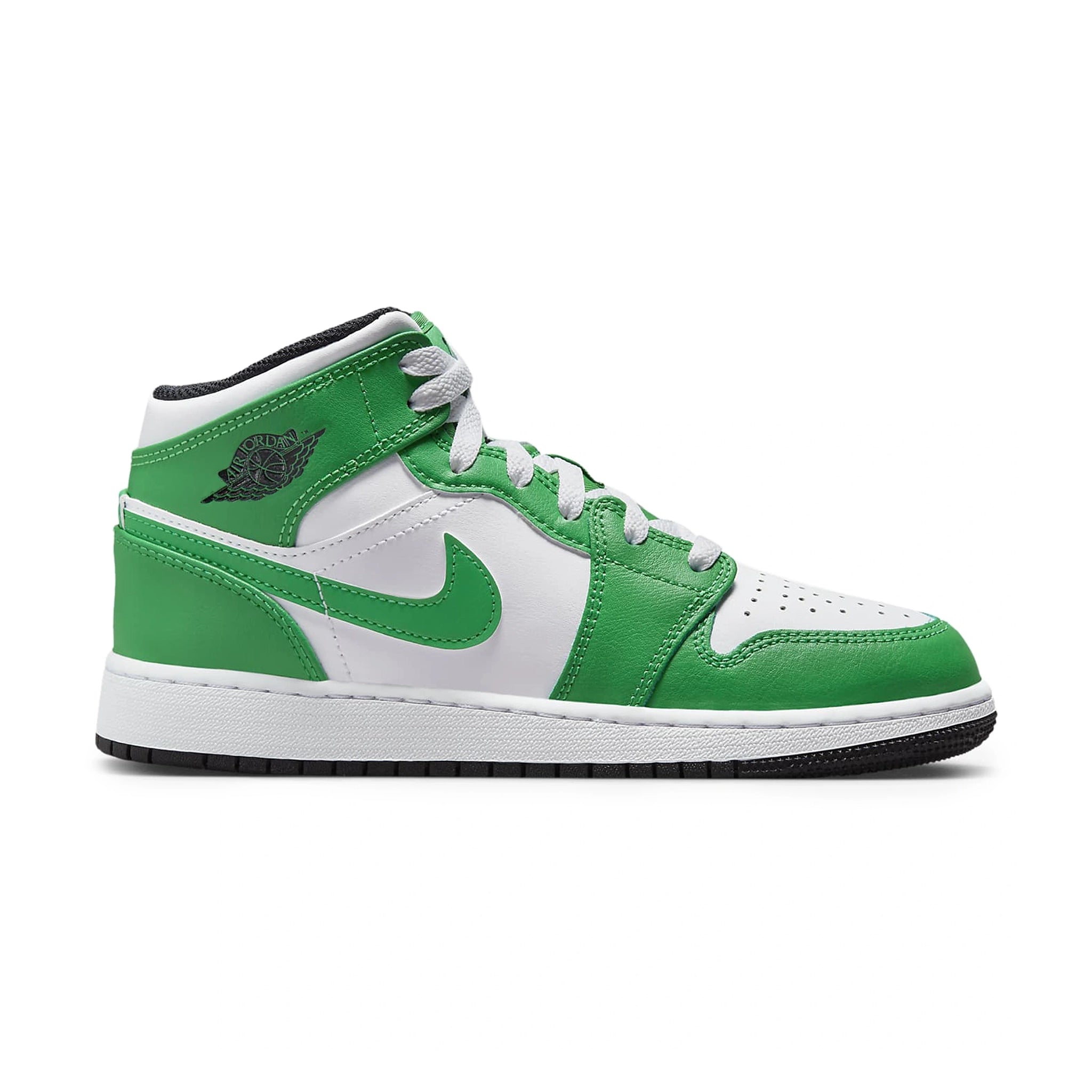 Air Jordan 1 Mid Lucky Green Grade School - Buy Now!