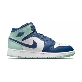 Air Jordan 1 Mid Mystic Navy Mint Foam Grade School (GS)