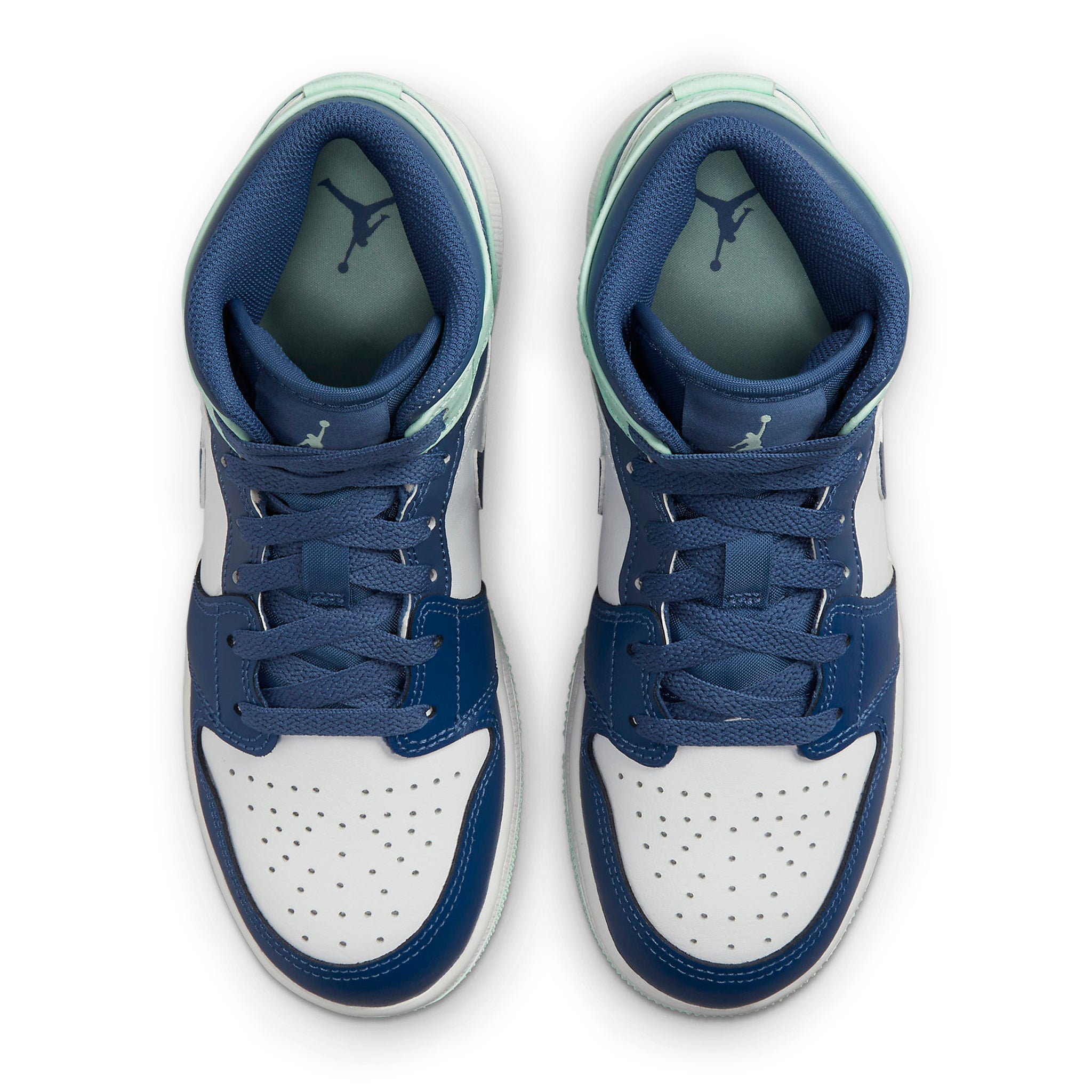 Air Jordan 1 Mid Mystic Navy Mint Foam Grade School (GS)